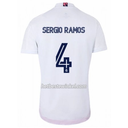 Real Madrid Sergio Ramos 4 Voetbalshirts Thuis 2020/21